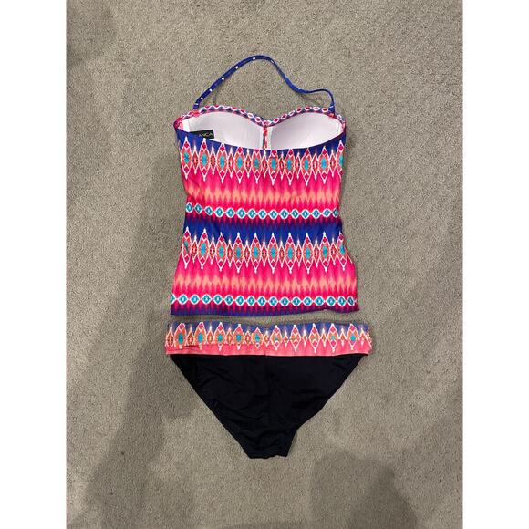 La Blanca Sandbar Bandeau Tankini in Pinkberry, 6 - Picture 7 of 7